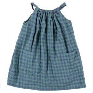 Kids Makie Faith dress - green checks 8Y